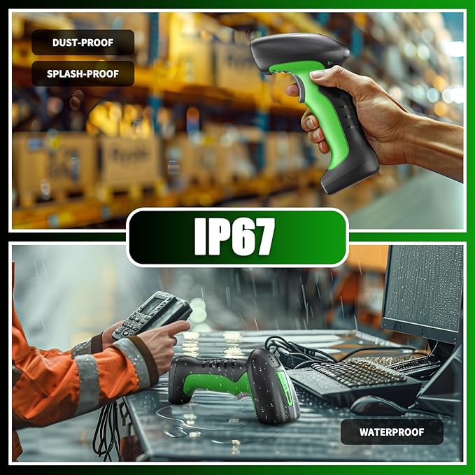 NETUM 2D QR Industrial Bluetooth Barcode Scanner - Image 7