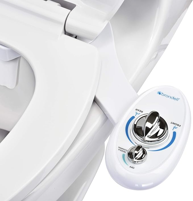 Brondell Bidet Left Hand Bidet Attachment SouthSpa Dual Nozzle by Brondell