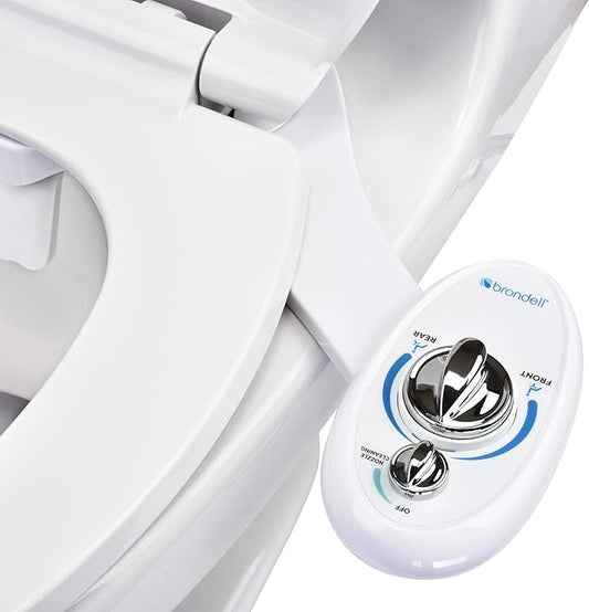Brondell Bidet Left Hand Bidet Attachment SouthSpa Dual Nozzle by Brondell