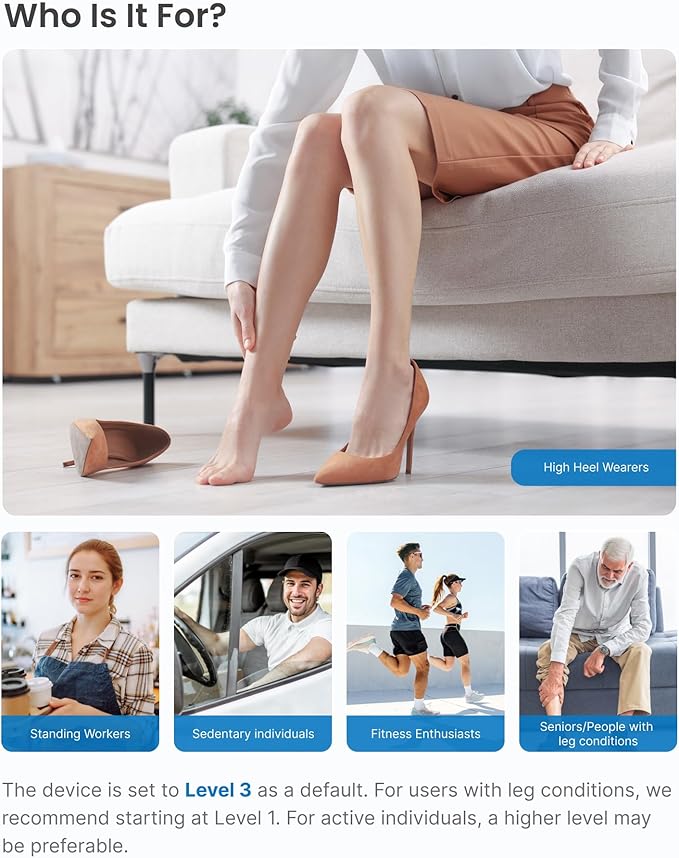 RENPHO Leg Massager for Circulation and Pain Relief FSA - Image 5
