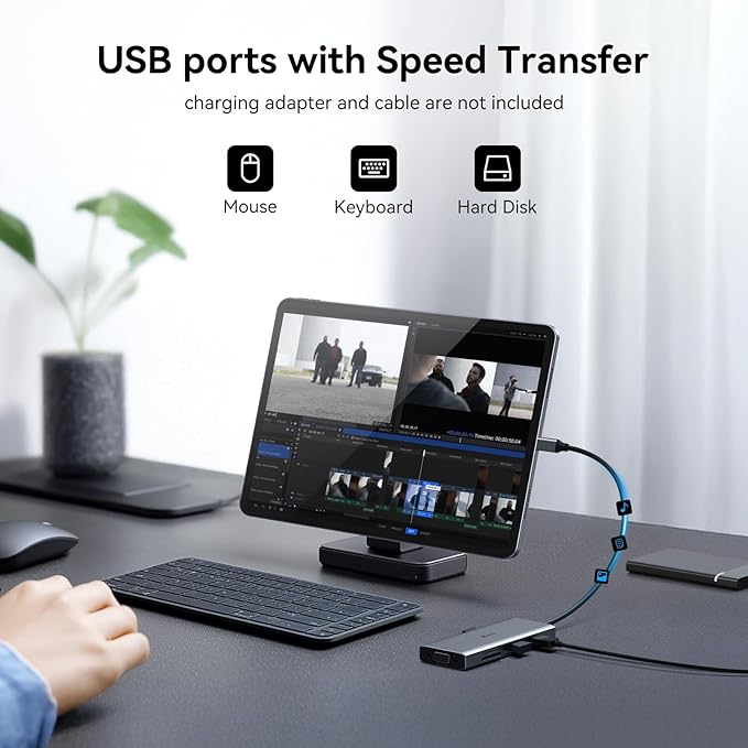 USB C Docking Station Dual Monitor HDMI Adapter - Image 5