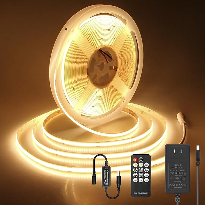 ALITOVE 32.8ft COB LED Lights for Bedroom by ALITOVE