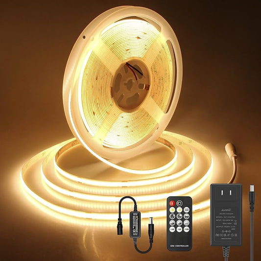 ALITOVE 32.8ft COB LED Lights for Bedroom by ALITOVE