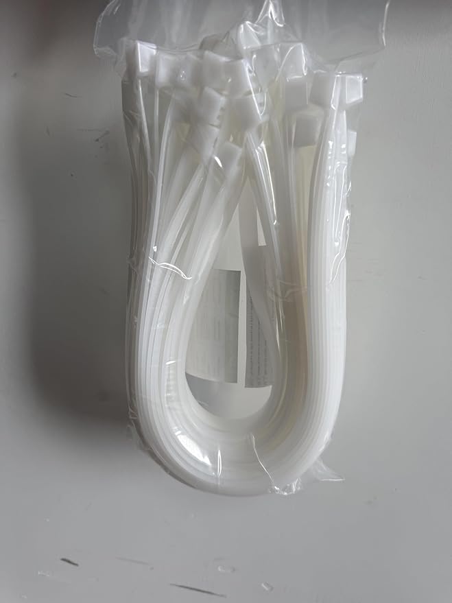 XINGO 24 inch White Long Zip Ties Heavy Duty 100 PCS, 200LBS Ultra Strong - Image 4