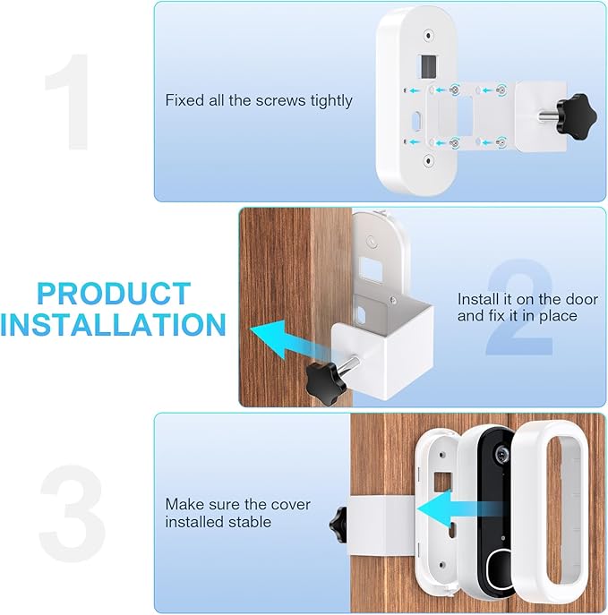 Anti-Theft Doorbell Mount Compatible - Image 5