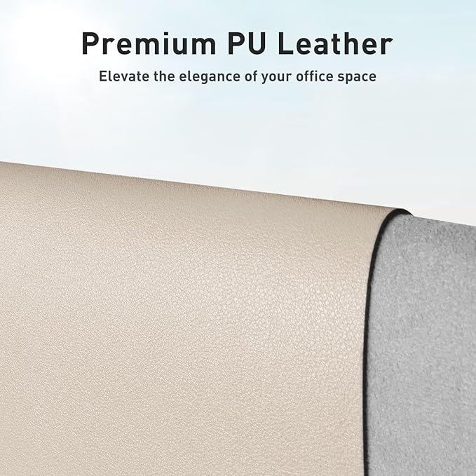 Aothia Large PU Leather Desk Pad Protector – Non-Slip Mouse Pad & Writing Mat - Image 2