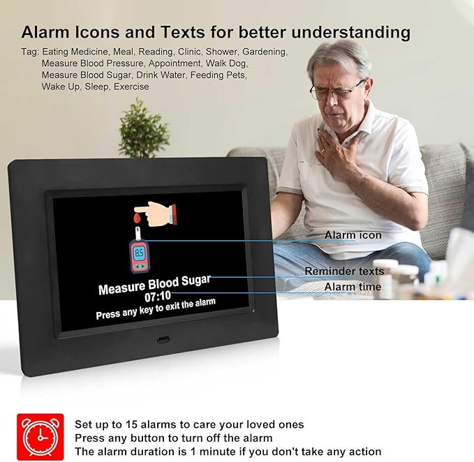 Jaihonda Dementia Clock for Seniors Digital Clock - Image 4