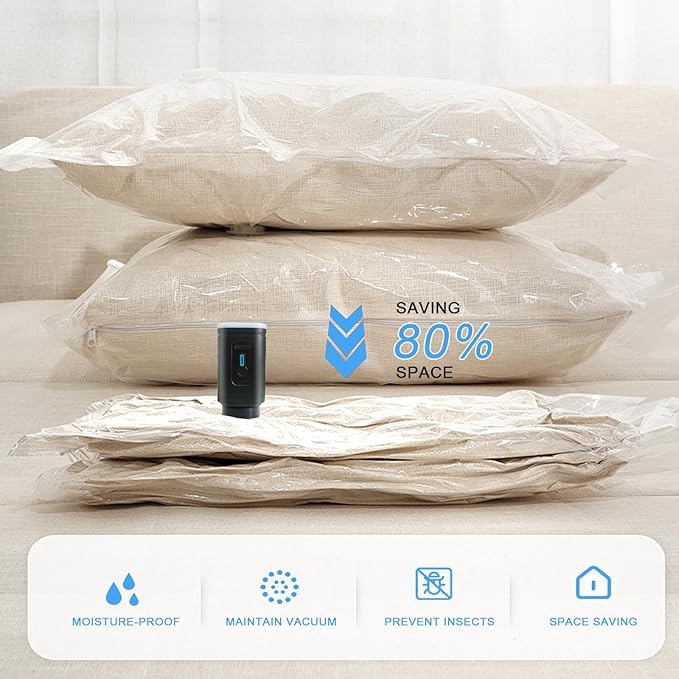 Portable Pump for Vacuum Storage Bags Electric Travel Vacuum Pump for Various - Image 4