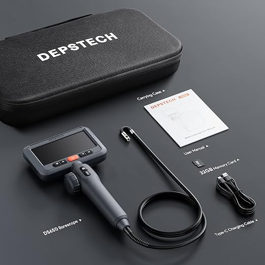 DEPSTECH Dual Lens Two-Way Articulating Borescope Camera - Image 8