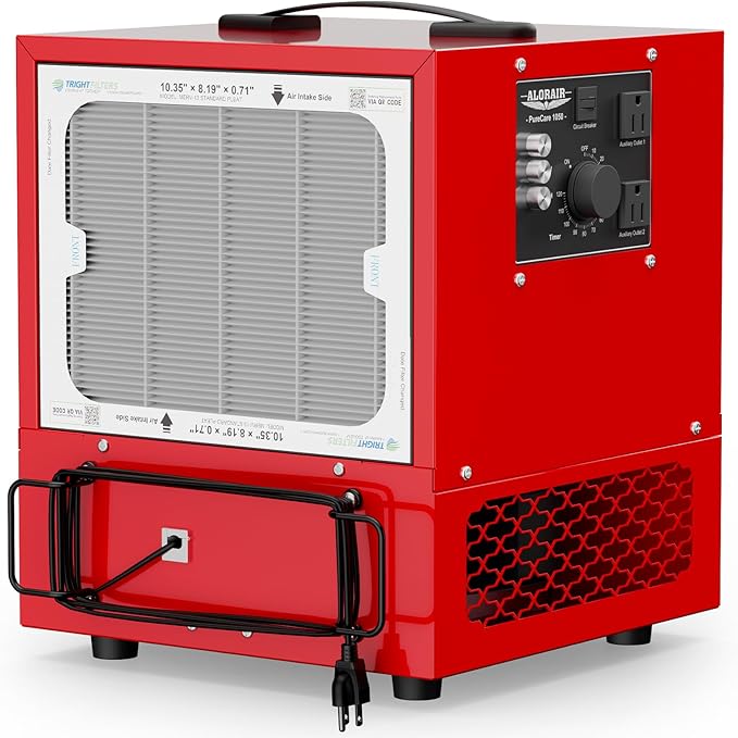 ALORAIR Portable Air Filtration System, 180° Air Intake Tabletop Dust Collector by ALORAIRSOLUTIONSINC0J0DC
