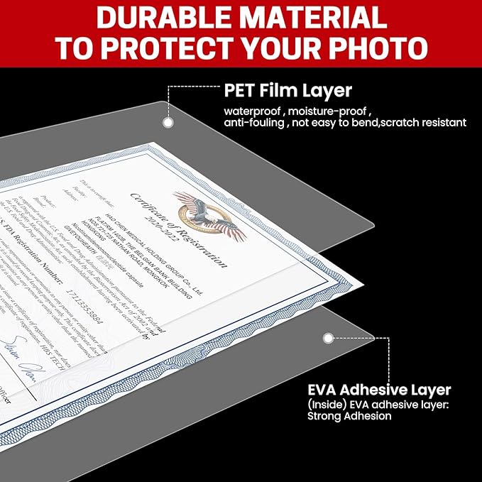 CAREGY 5 Mil Thermal Laminating Pouches - Image 3