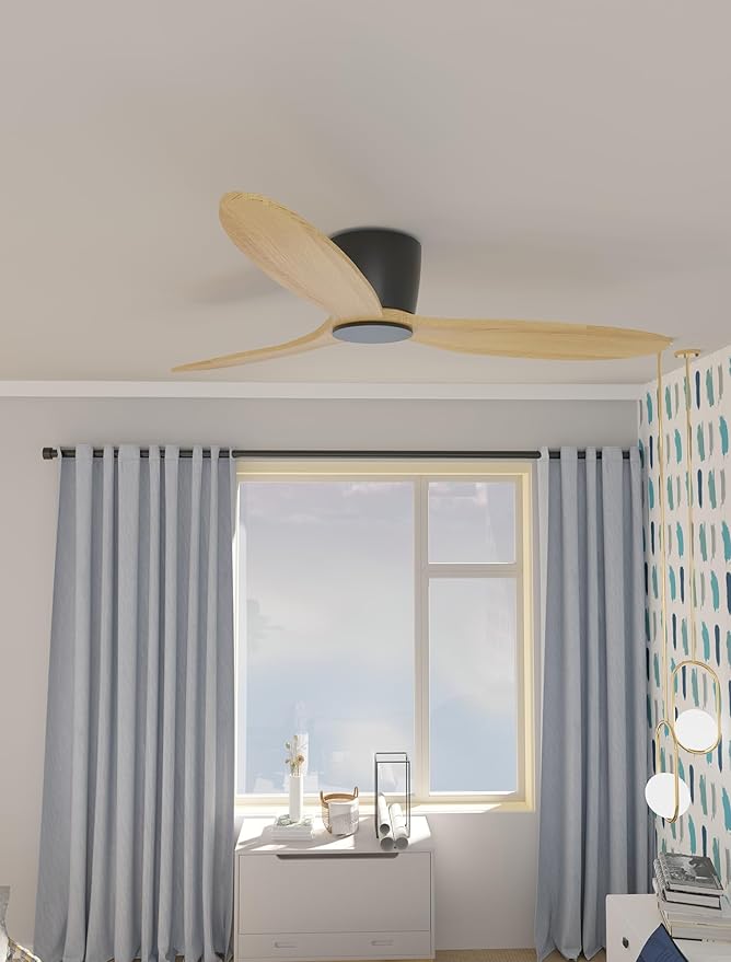 OUATER Flush Mount Ceiling Fan no light - Image 8