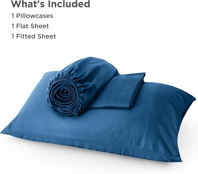 Bedsure Cooling Sheets Twin, Rayon Derived from Bamboo, Breathable & Soft Twin - Image 6