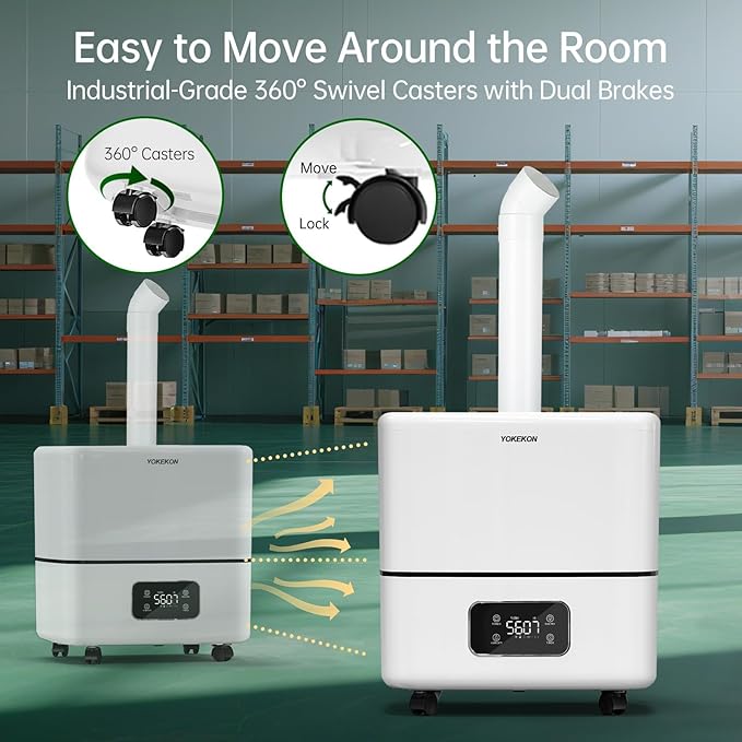 YOKEKON Humidifier Large Room 30L/7.93Gal, 5000 sq.ft Commercial Whole House - Image 6