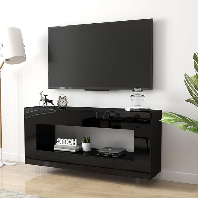 Vavkorkula High Gloss TV Stand for 65 Inch - Image 8