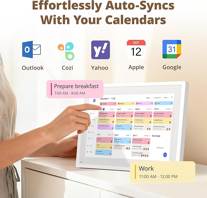 Digital Touchscreen Calendar 10.1 Inch – Interactive Electronic Calendar & - Image 7