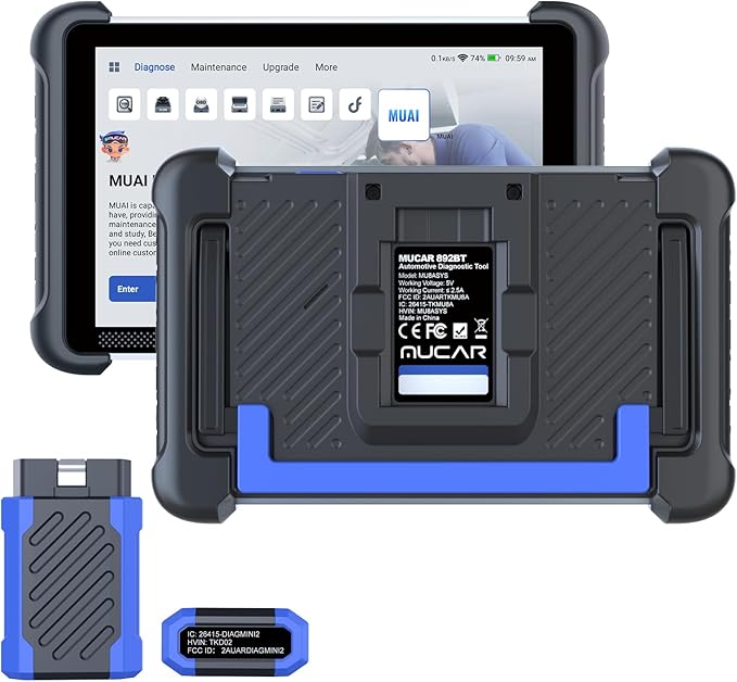 MUCAR 892BT AI-Assisted Bidirectional Scan Tool, Full System OBD2 Scanner - Image 9