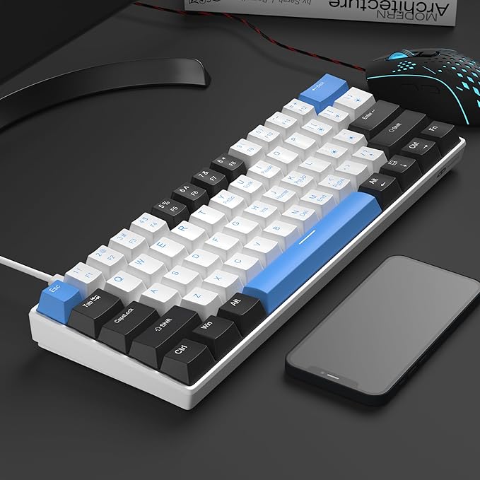 Camiysn 60% Mechanical Gaming Keyboard, Mixed Color Keycaps Gaming Keyboard - Image 7