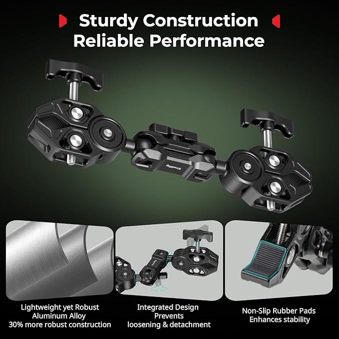 SMALLRIG Double Super Clamp Mount - Image 4