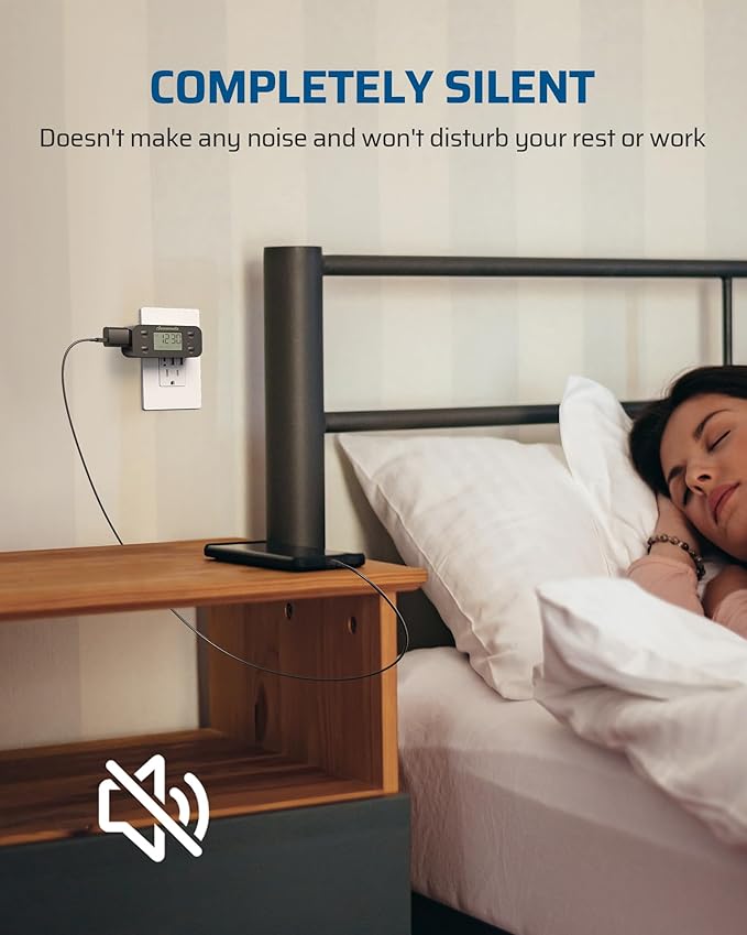 DEWENWILS 24 Hour Programmable Digital Timer Outlet - Image 6