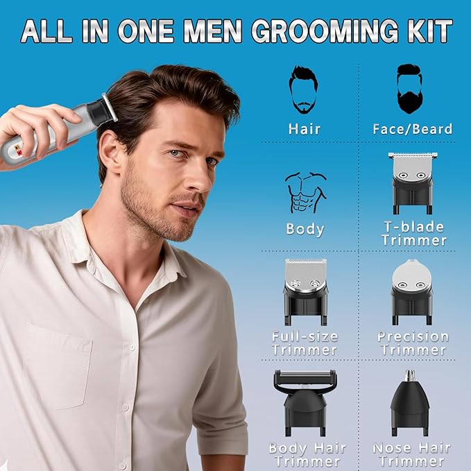 SUNNOW Electric 5-in-1 Body Hair Trimmer - Image 2