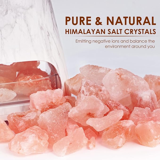 SALKING 2-in-1 Ultrasonic Essential Oil Diffuser & Himalayan Salt Lamp - Image 2