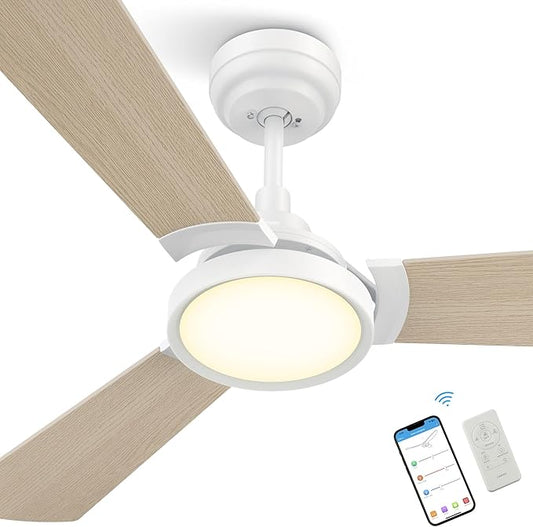 SMAAIR 52 Inch Smart Wifi Ceiling Fans by SMAAIR