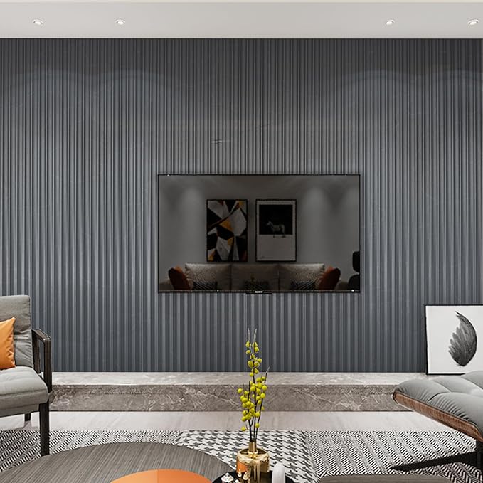 Art3dwallpanels Slat Wall Paneling, 8 Pack Wavy Grain Panel Wall Slats - Image 6
