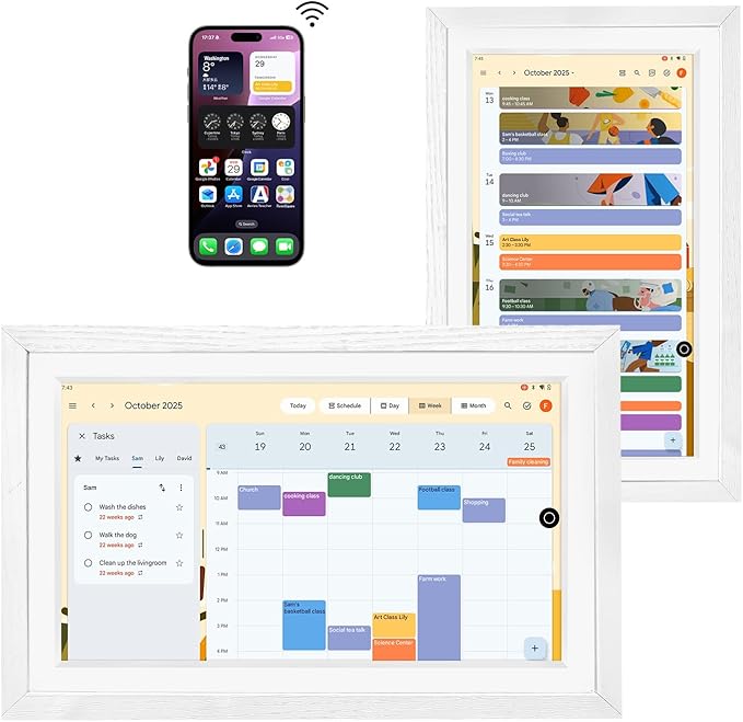 15.6" Digital Google Calendar+Pen, No Subscription|All-in-one Smart by Changingtouch
