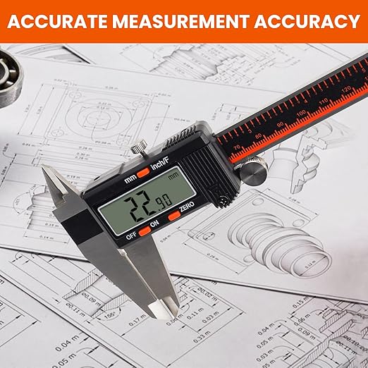 HARDELL Digital Caliper, 0-8 Inch Caliper Measuring Tool - Image 4