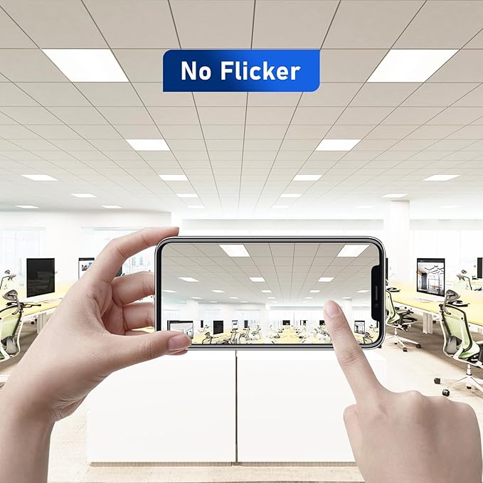 CycevSun 32 Pack 2x2 LED Flat Panel Light Drop Ceiling Fixture, 0-10V Dimmable - Image 8