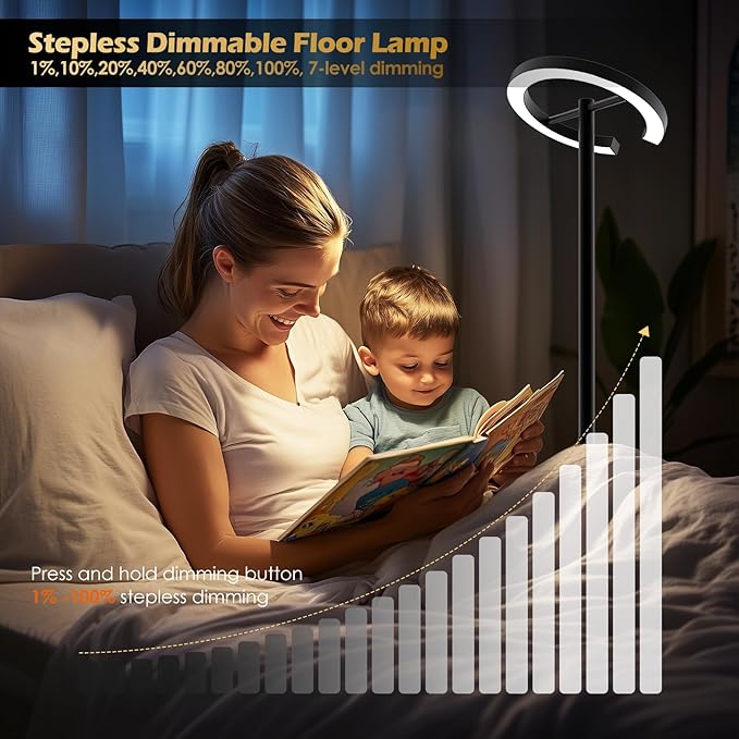 Floor Lamps for Living Room, 24W LED Floor Lamp - Image 5