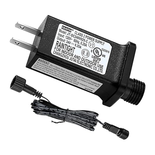 24V 0.25A LED Controller with Extension Cord, Replacement Model JT-DC240V025-C by Airoads
