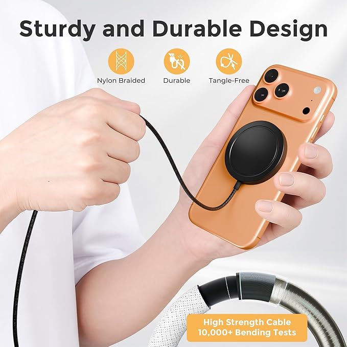 25W Magnetic Wireless Charging Pad: Qi2.2 Qi2 MagSafe Fast Charger - Image 5