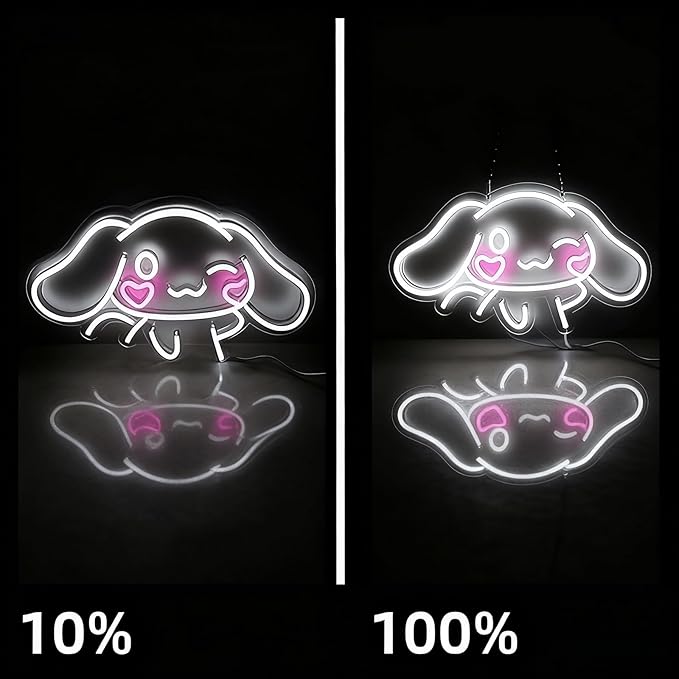 THIIXDAI Cinnamoroll Neon Sign for Room Decor, USB Powered LED Lights - Image 3