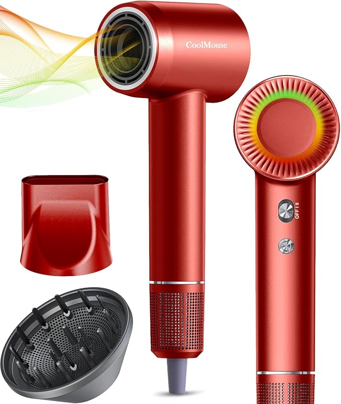 High-Speed Ionic Hair Dryer: 150000 RPM Brushless Motor 500 Millions Negative by Unknown