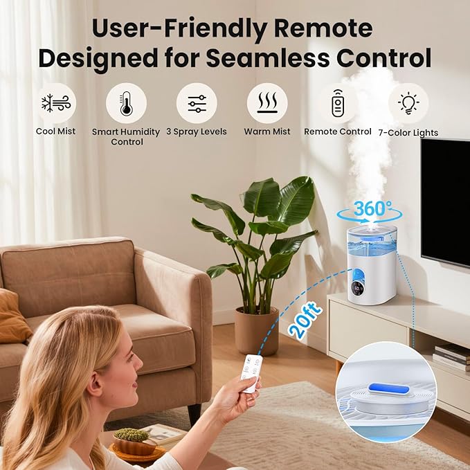 Humidifiers for Bedroom Large Room Home - Image 6