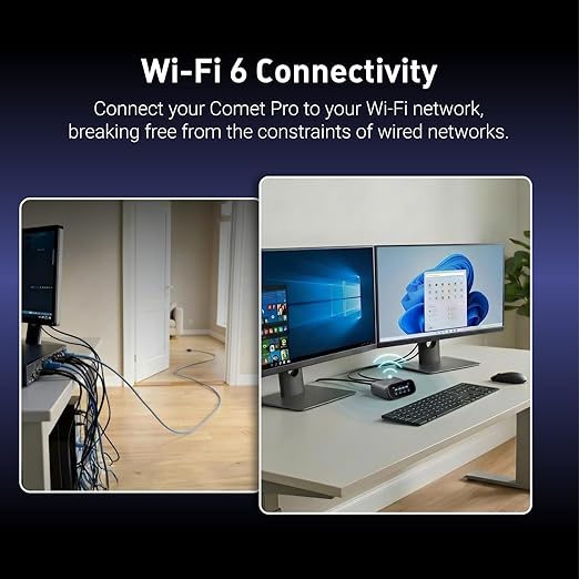 GL.iNet Comet Pro Remote KVM Over Wi-Fi, Dual Band Wi-Fi 6, 4K@30FPS Passthrough - Image 3