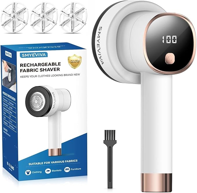 Smyeviva Rechargeable Fabric Shaver by Smyeviva