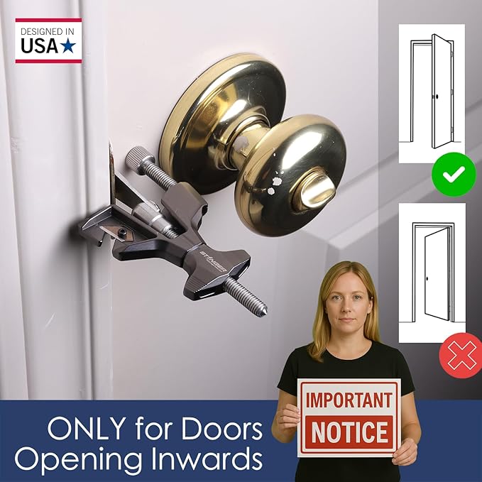 Stinger Metal Portable Door Lock - Image 2