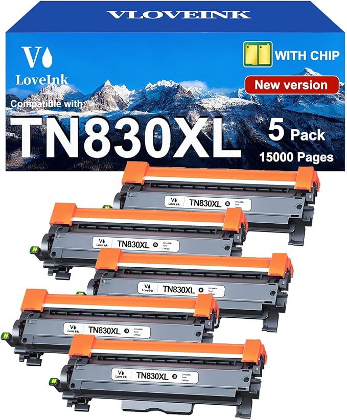 VLOVEINK TN830XL TN830 Toner Cartridge Replacement by VLOVEINK