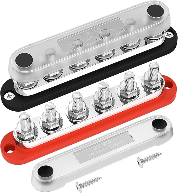 DaierTek 300A Bus Bar 12V Marine 12V Power Distribution Block by DaierTek