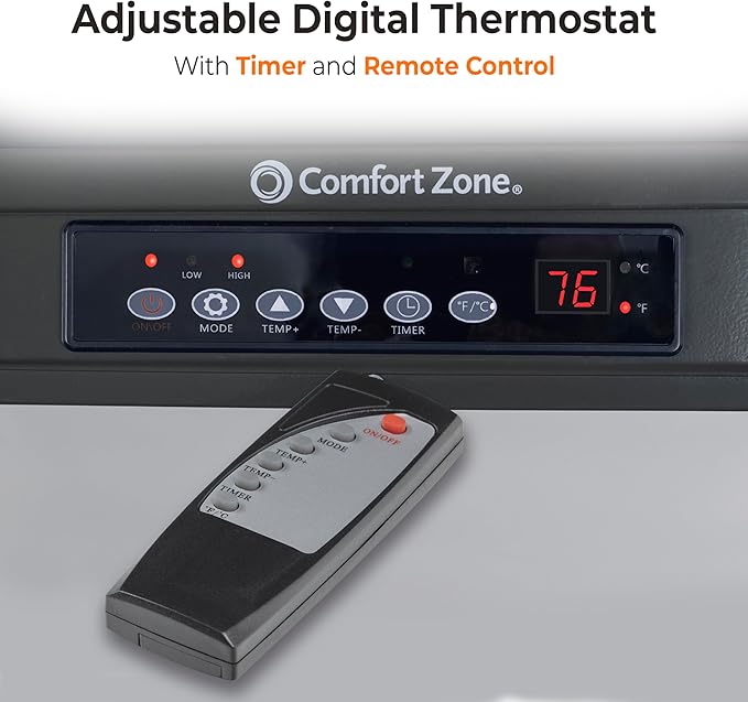 Comfort Zone Hard-Wired Ceiling Mount Garage Space Heater - Image 6