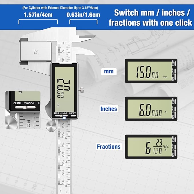 Raynesys Digital Caliper 6 Inch - Image 2
