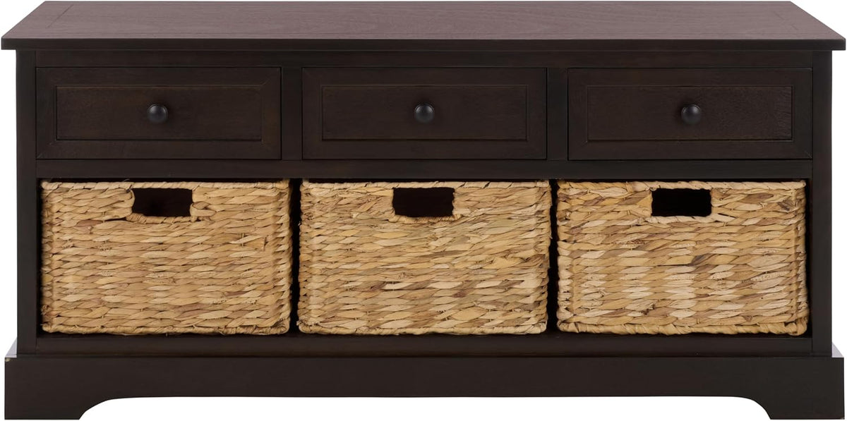 safavieh home collection – damien dark chocolate 6-drawer, main product view