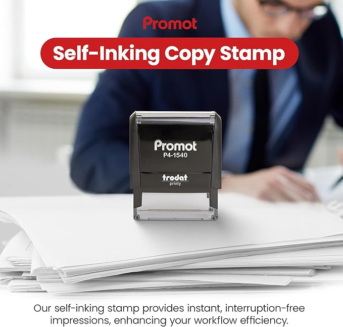 Promot Copy Self Inking Rubber Stamp - Image 2