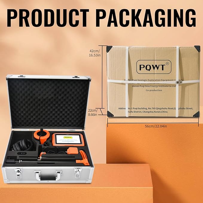 PQWT L5000 Underground Water Leak Detectors Indoor Outdoor Wall Water Pipe - Image 10
