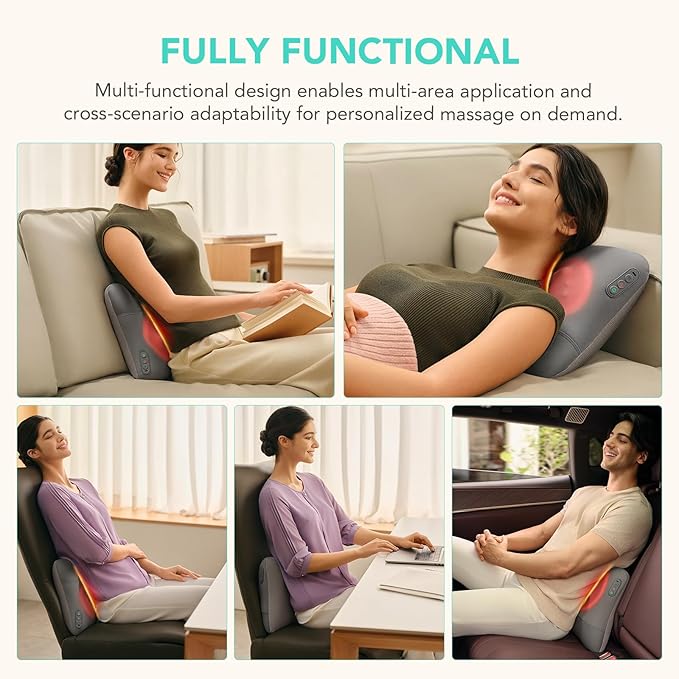 SKG Cordless Back Massager for Pain Relief Deep Tissue 4D Back and Neck Massager - Image 3