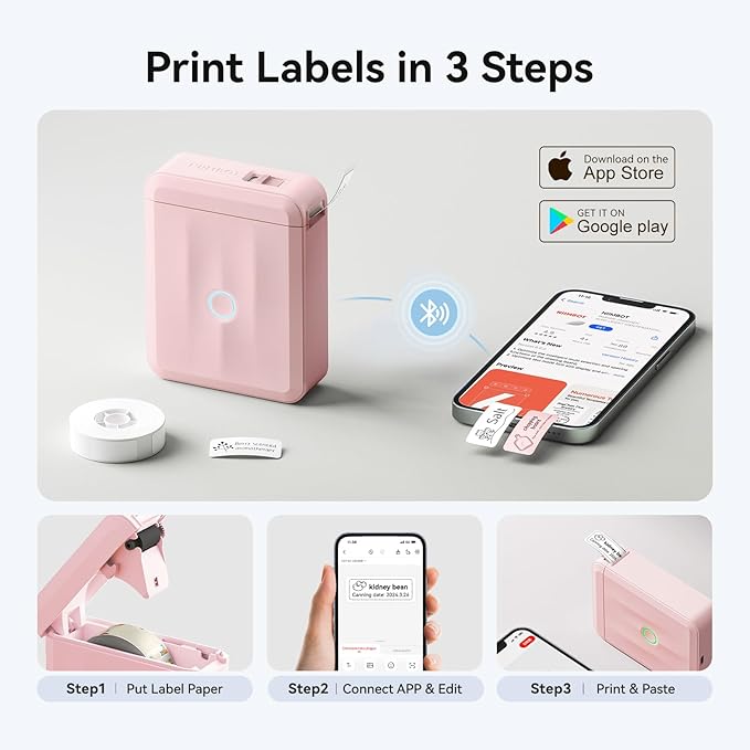 NIIMBOT D110 Upgraded Version Mini Label Maker Machine - Image 9