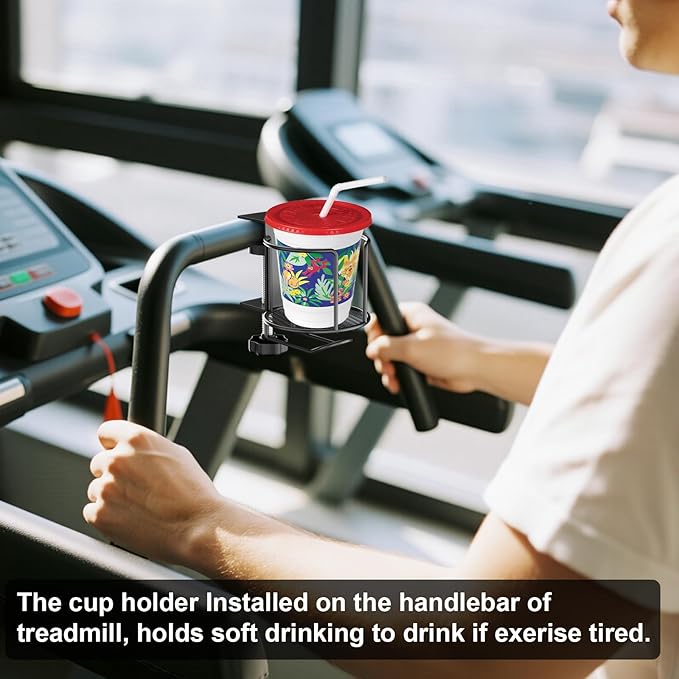 ZMHH 2-in-1 Desk Cup Holder, Anti-Spill Table Water Bottle Holder, Clamp On - Image 6